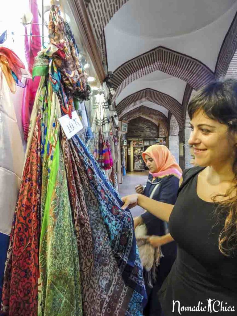 Shopping Silk Market Koza Han Bursa Turkey