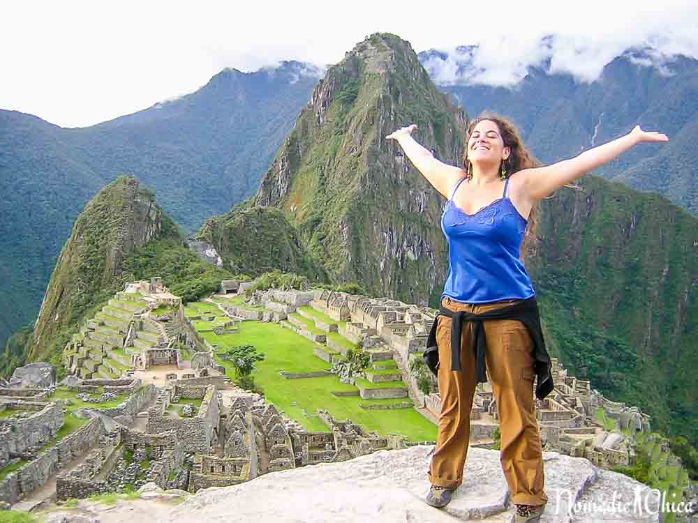 nomadicchica in Macchu Pichu Peru