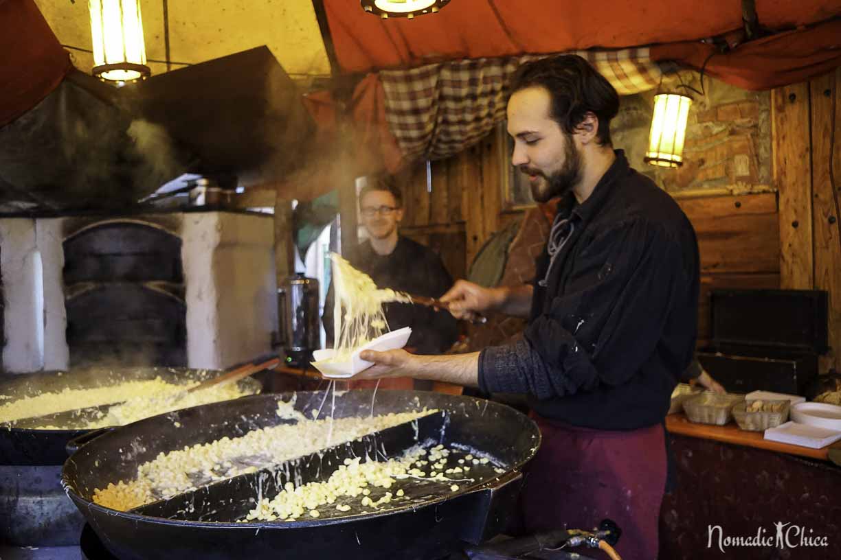 Christmas markets Karlsruhe Germany nomadicchica.com drinks and food, mulled wine, sausages kuchen gluhwein