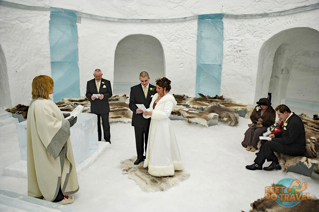 Ice Hotel Wedding