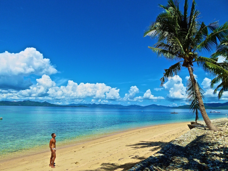 Nomadic Boys Flower Island Resort beach Seb