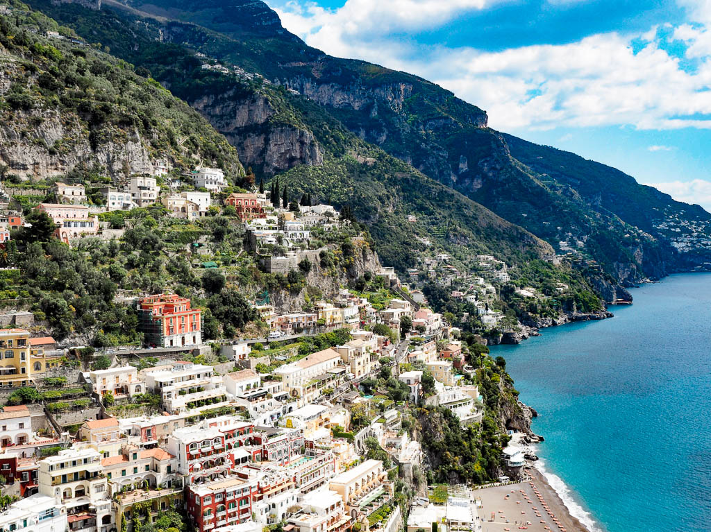 Positano Amalfi Italy honeymoon destination