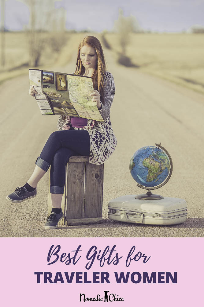The Best Travel Gifts for the Woman in your life. From electronics to beauty items she will love when she is on the road! #TravelGift #TravelAccesories #Travelitems www.nomadicchica.com