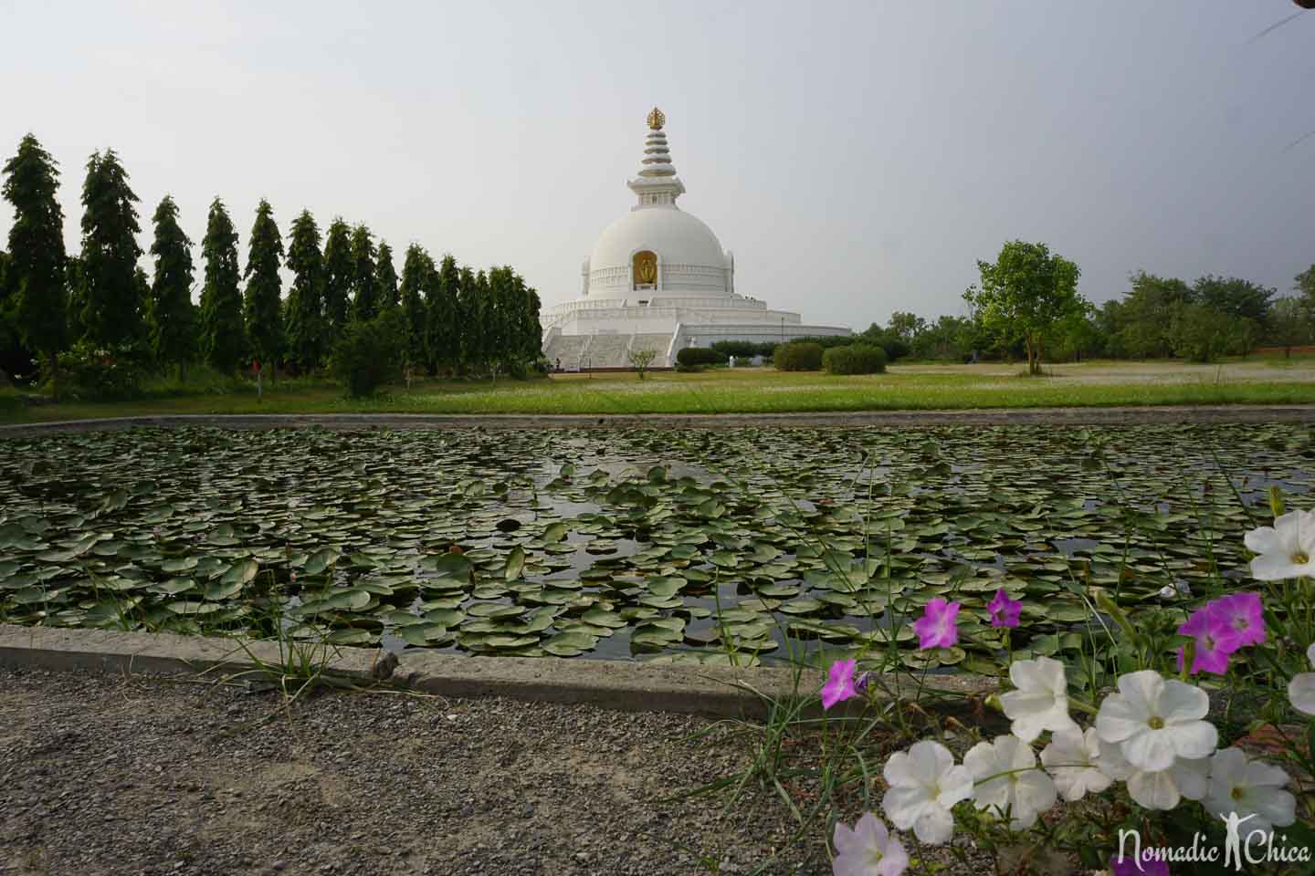 Lumbini World Peace stupa Buddha