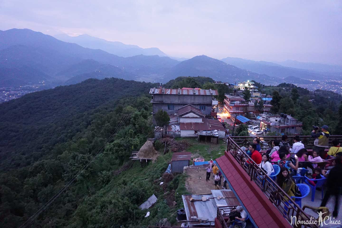 Sunrise in Pokhara Annapurna view