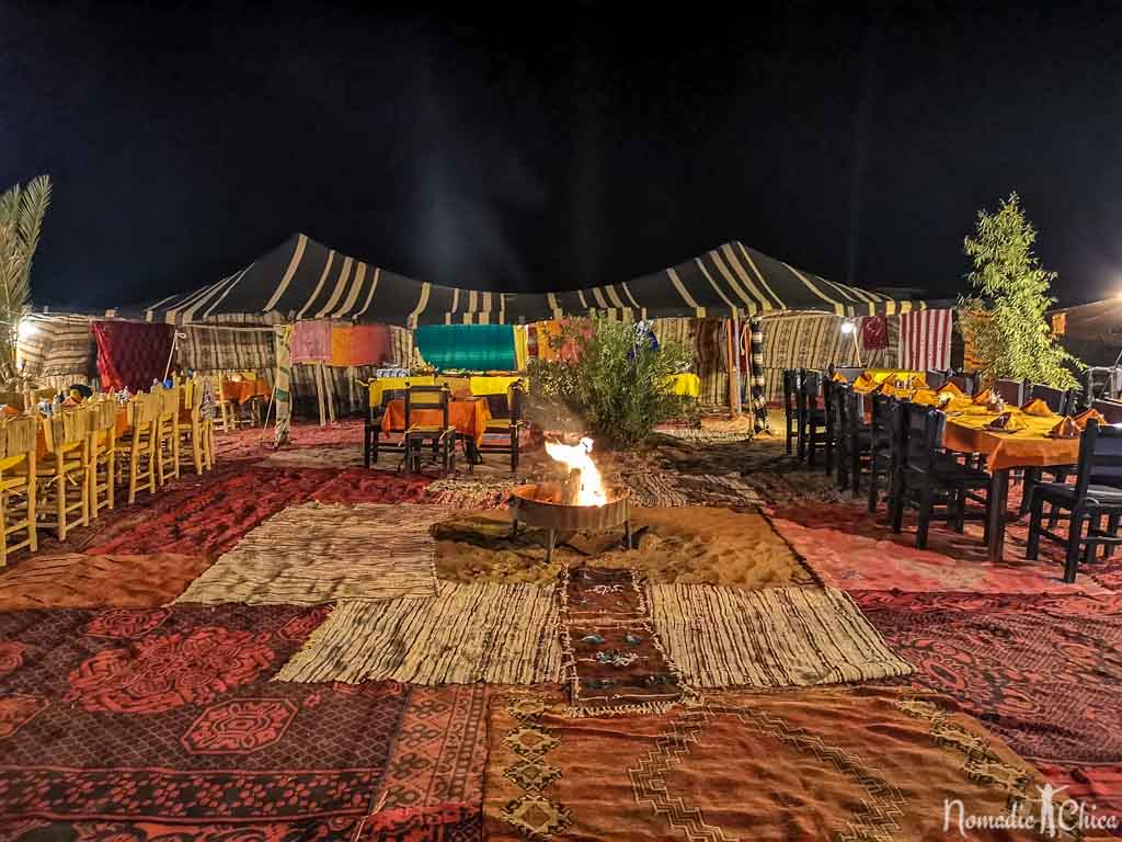 Food at Morocco Luxury Camp Merzouga Sahara