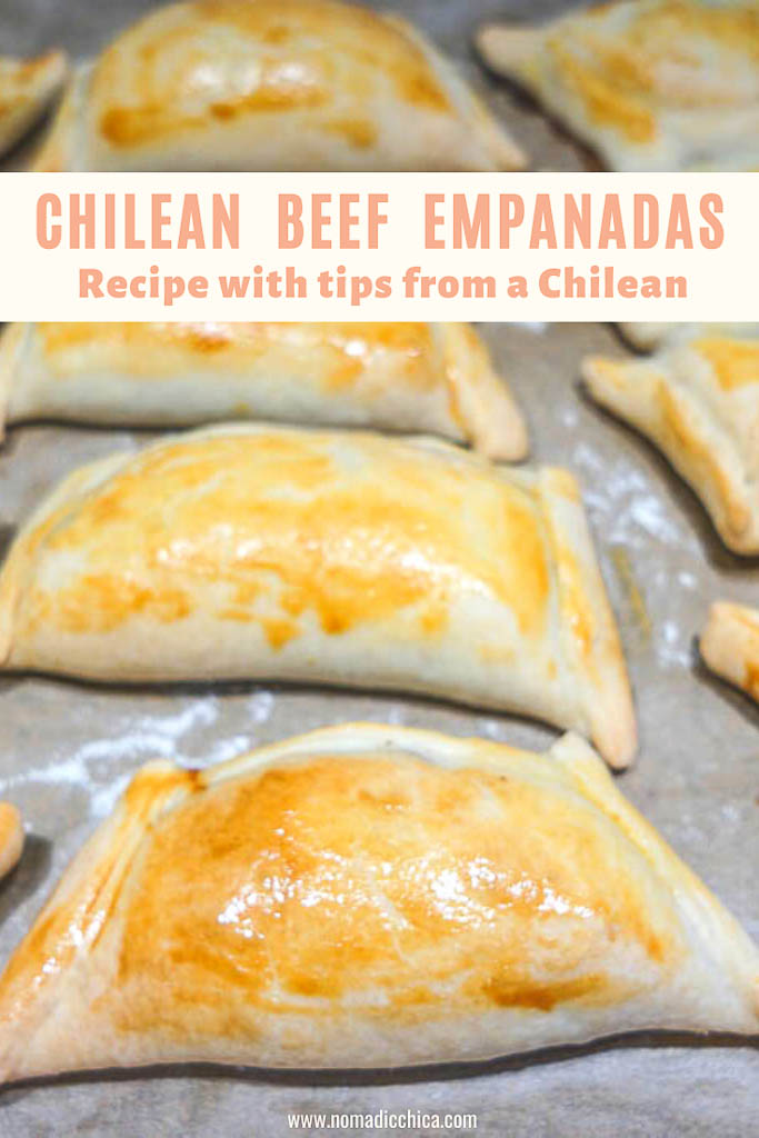 Chilean Baked Beef Empanadas / Empanadas de Pino. #Cooking #Recipes #ChileanGastronomy #ChileanRecipes #SouthAmericanRecipes