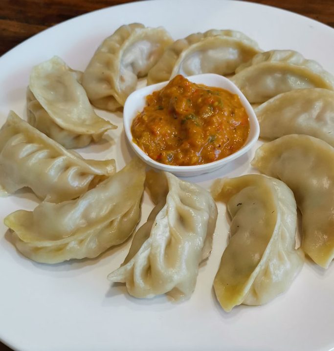Classic Nepali MOMO Recipe with achar chutney dipping sauces (Nepali