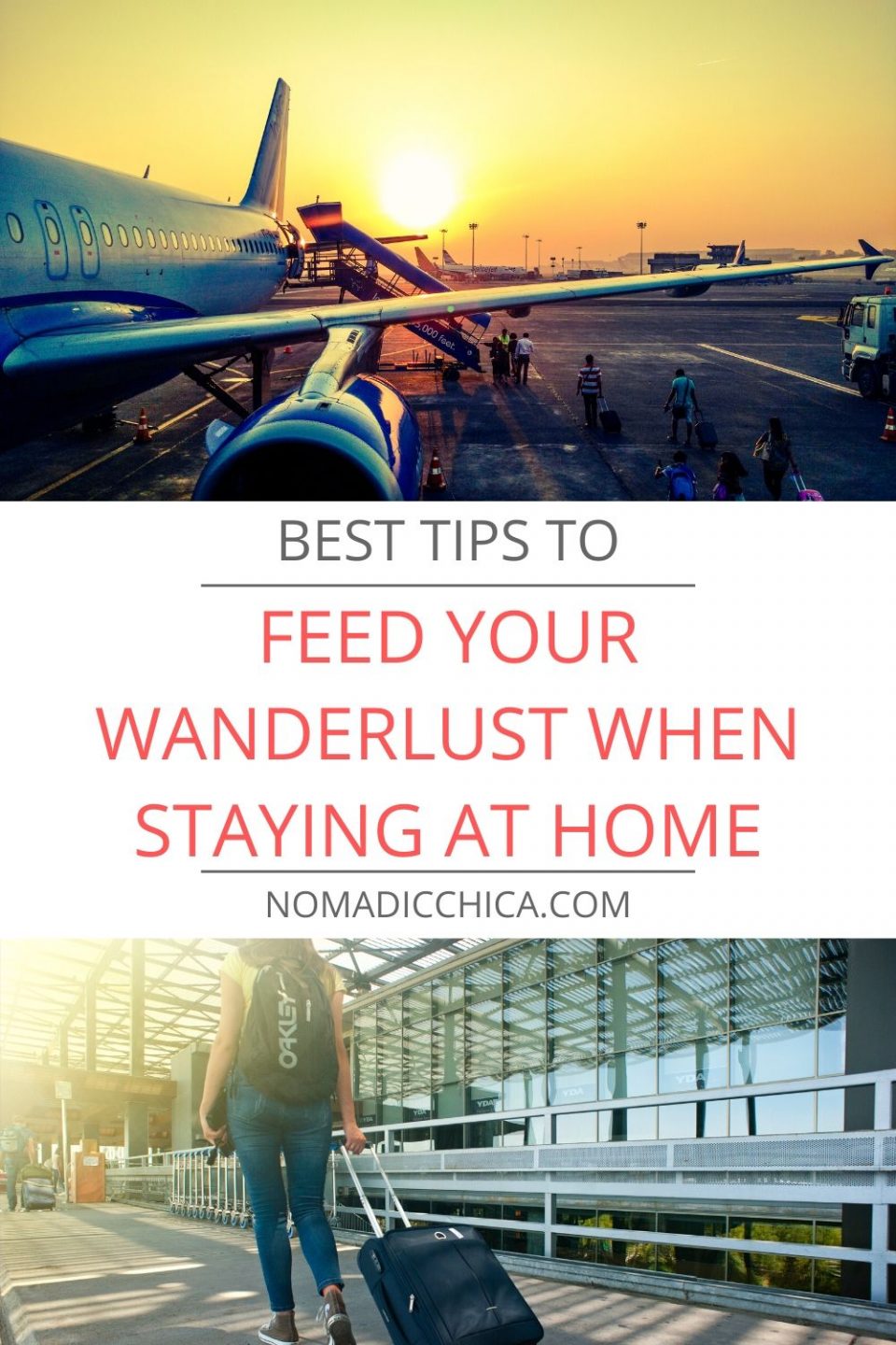 Tips to feed your travel wanderlust when you have to stay at home #travelplanning #homeoffice #wanderlust #travelhome