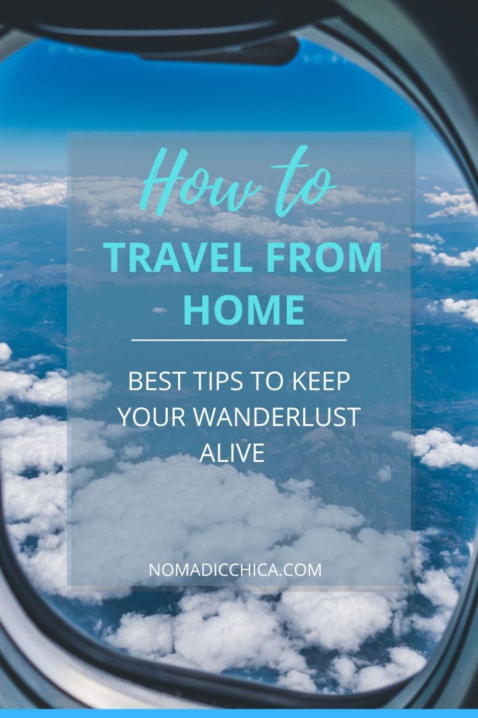 Tips to feed your travel wanderlust when you have to stay at home #travelplanning #homeoffice #wanderlust #travelhome