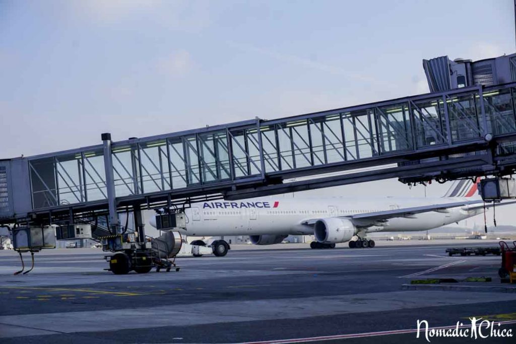 Hub de Air France en aeropuerto Paris Charles de Gaulle