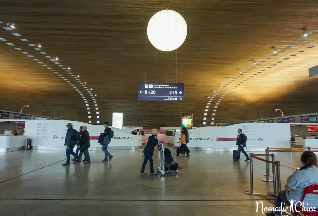 Hub de Air France en aeropuerto Paris Charles de Gaulle