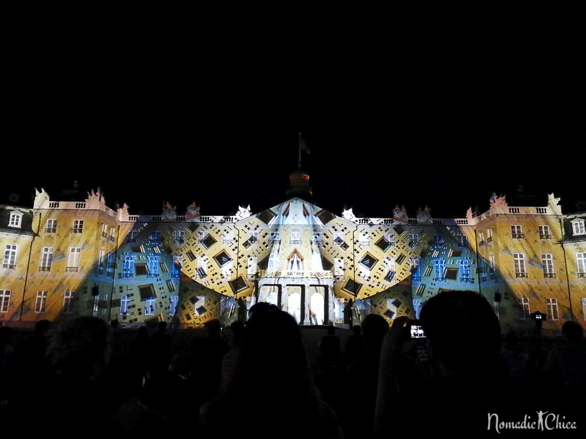 El SCHLOSSLICHTSPIELE festival de Luces en el Palacio Karlsruhe 2017