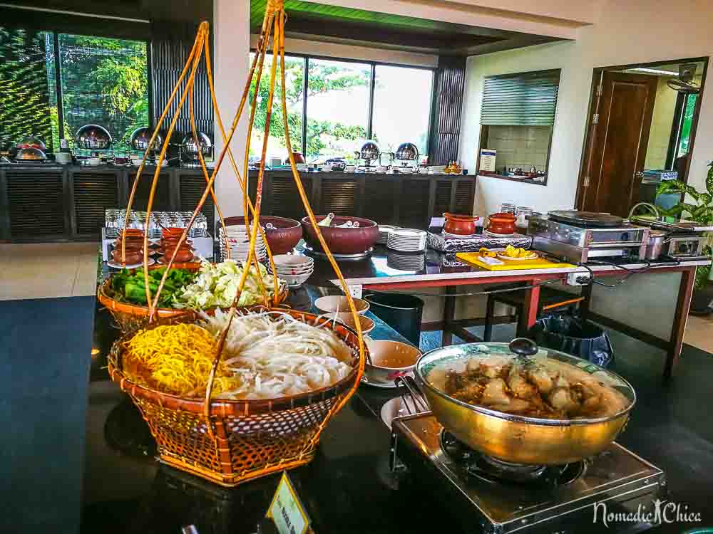 Una de las más grandes que he visto en un hotel en Tailandia. desayuno buffet