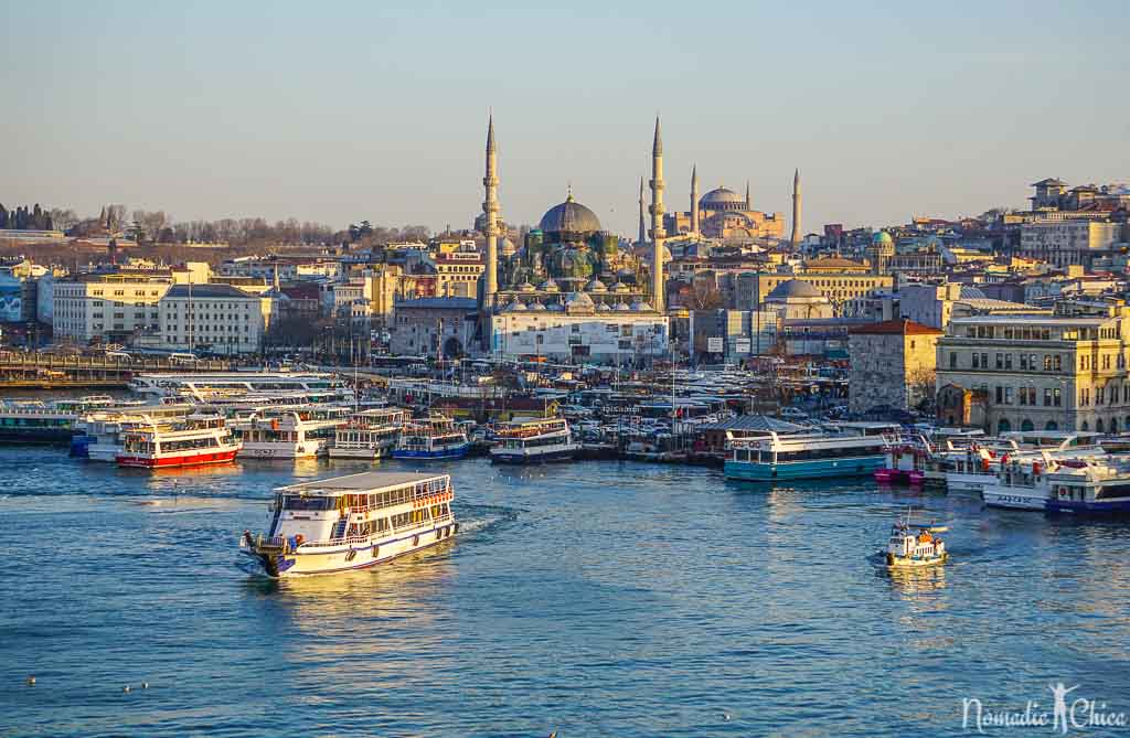 Istanbul- Bosphorus river and Mosques10